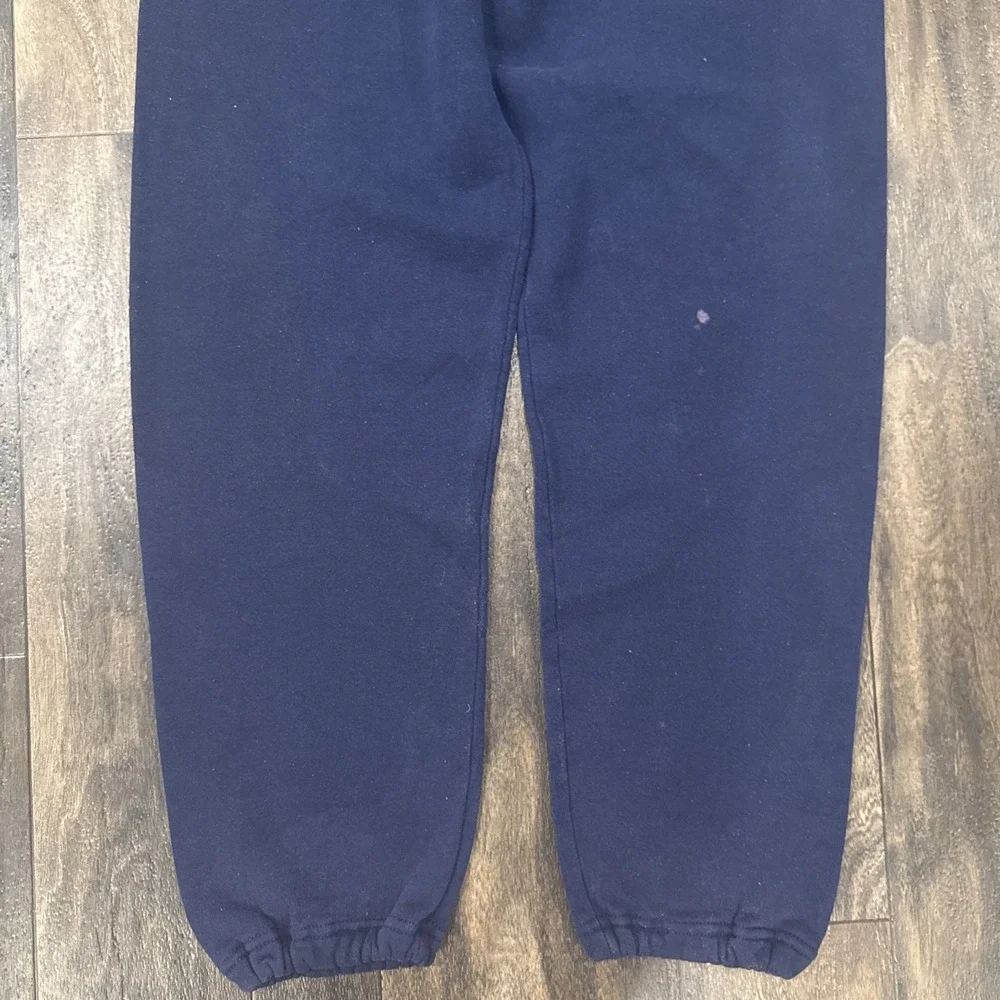 Vintage Russell Athletics Tapered Sweatpants Men's Size M Navy Blue Made‎ In USA